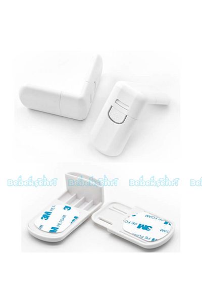 tafce Drawer Cabinet Safety Lock Child Corner Protection Lock Set 2 Pieces