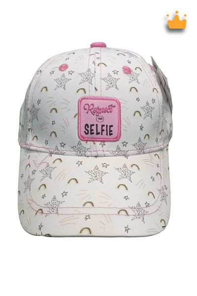 Kitti 1-3 Years 50cm Baby Girl Child Patterned Adjustable Hat Cap Cap White Y 231001