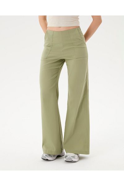 Ayma Active Matcha Flare Trousers with Pens