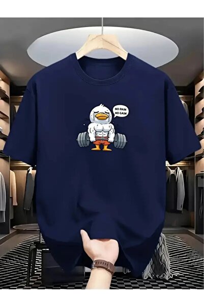 Gollinger Ανδρικό μπλουζάκι με στάμπα πάπιας και σχέδιο Halterli