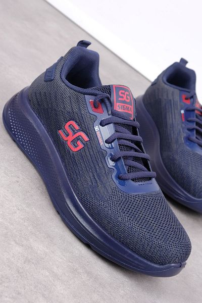 Lal Shoes & Bags Pantofi sport cu șireturi pentru bărbați Sigma - bleumarin