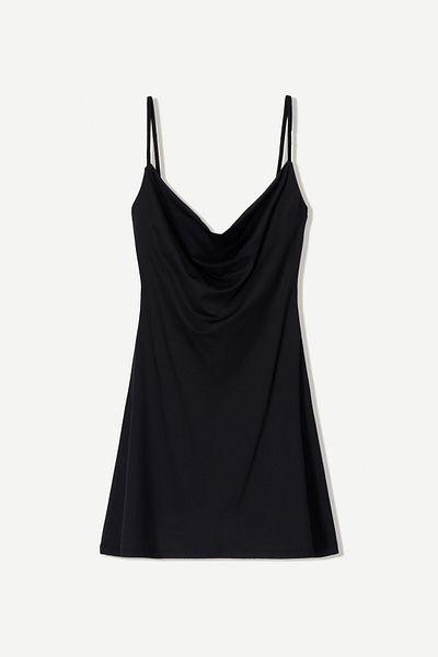 Bershka Mini dress with cowl neckline
