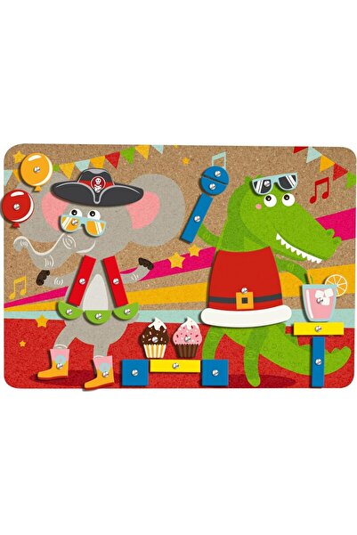 LENA Educational set with cork base, hammer and nails Lena, party model, for children, 54 pieces, +3 years