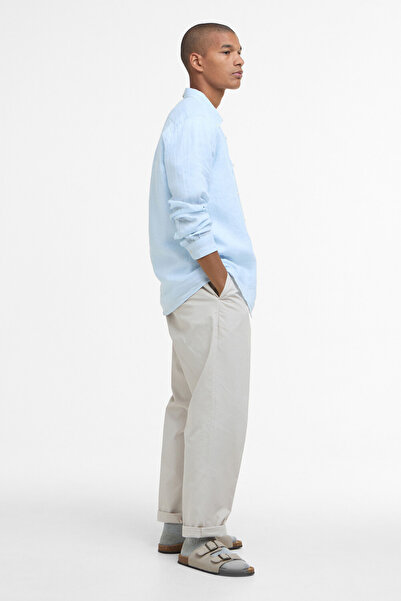 Barbour Linton Tailored Gömlek BU61 Ocean Sky