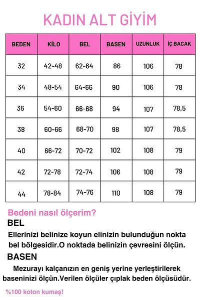 Madmext Mad Girls Bej Palazzo Jean Mg1247