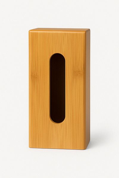 DolphFin Bamboo Napkin Holder Natural and Aesthetic