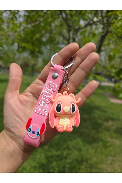 MODAM DENSTINY Disney Aloha Stitch Gold Plated Keychain