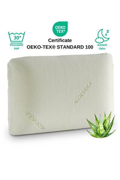 Rudu Pernă din burete perforat Visco Visko cu husă Aloevera 60x40x14 cm 1330 ...
