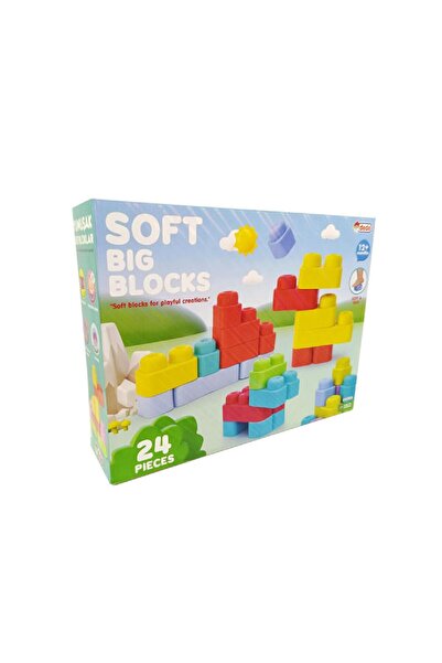 toysclub DEDE 04006 YUMUŞAK SOFT BIG BLOKLAR 24 PARÇA