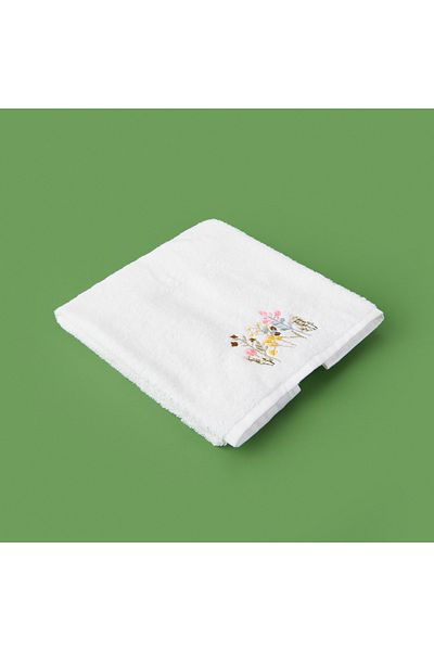 Evidea Soft Granny Summer Nougat Face Towel - Ecru - 50X90 cm