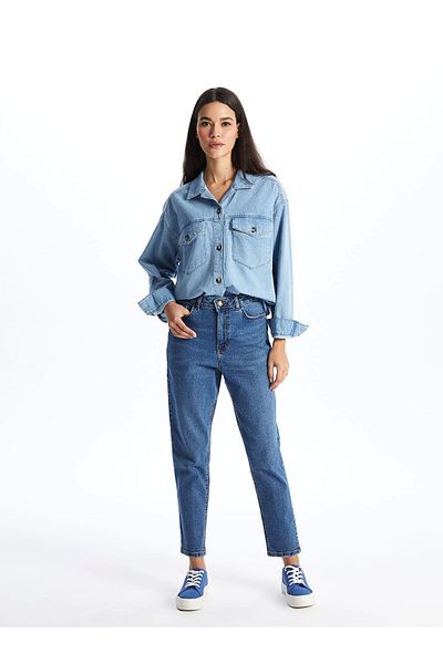 LC Waikiki Lcw Jeans Indigo Slim Mom Women's Jean Pants