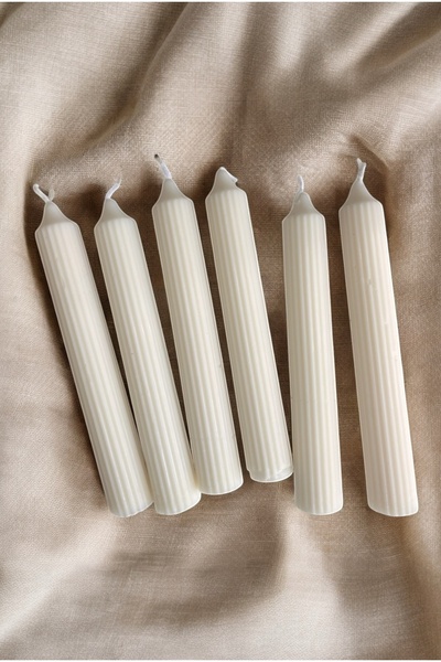 Evremly Home Vanilya Kokulu Şamdan Mum 100% Doğal Soya Wax