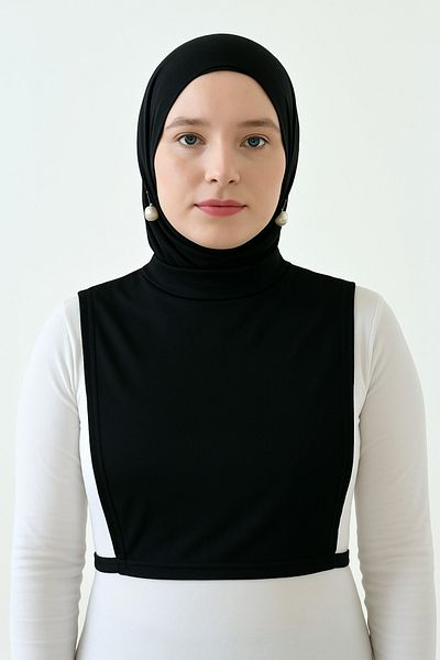 mirach Plus Size - Αμάνικο μπλουζάκι με λαιμόκοψη και ελαστικό, εξαιρετικά ελαστικό αναπνεύσιμο άνετο