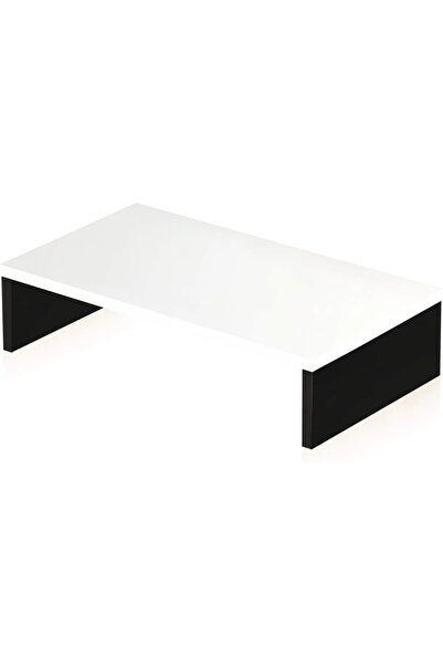 al da al Pc Monitör Yükseltici Ev Ofis Monitör Standı Ergonomik Çalışma Alanı Verimlilik Artırıcı Beyaz-Çam