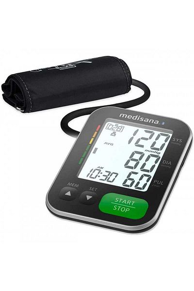 medisana Medisana BU 570 51205 upper arm blood pressure monitor 120 memories 2 users Black