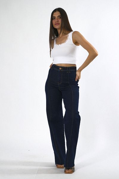 ABBRA Women's Cotton Full Length Jean Pants