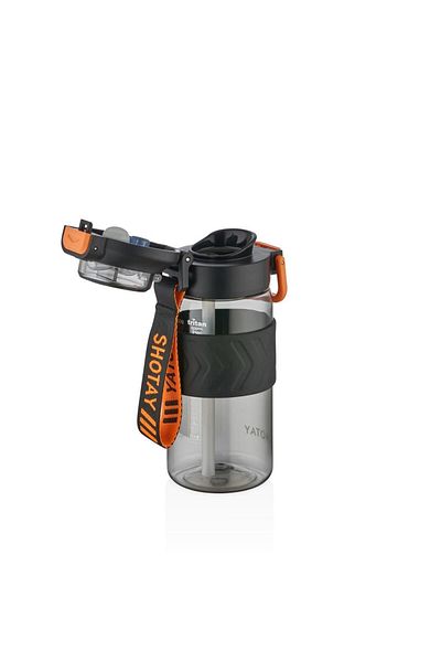 Shotay Direction Water Bottle Tritan Black 600ml