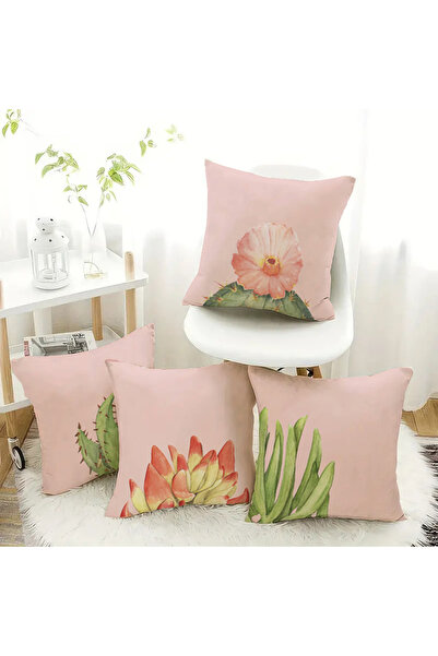 milroma Huse decorative pentru perne, colecția de primăvară, set de 4, 43x43 cm