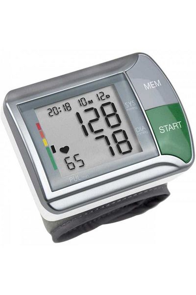 medisana Medisana HGN 51067 Wrist Blood Pressure Monitor 120 memories 2 users White-Silver