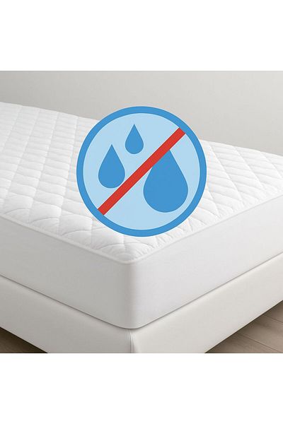 ZEGPAR Quilted Double Person Fitted Liquidproof Mattress Topper