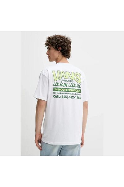 Vans Αγορά ανδρικό μπλουζάκι SS μπροστά VN000M60WHT1 Λευκό-L