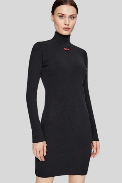 HUGO Slim Fit Women's Dress Black