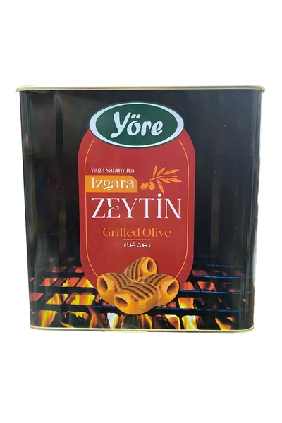 Yöre Yağlı Salamura Izgara Zeytin 6 KG Teneke