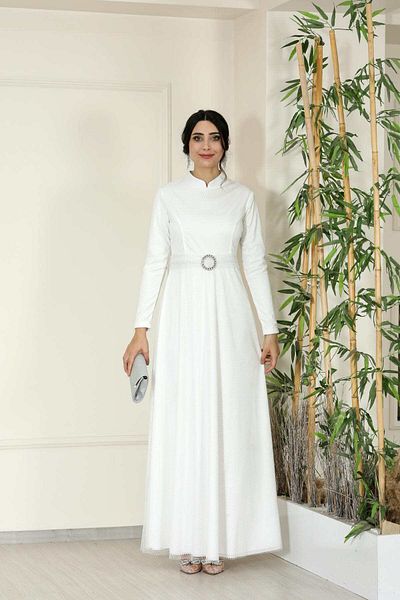 TesettürButik Beren Tesselated Evening Dress