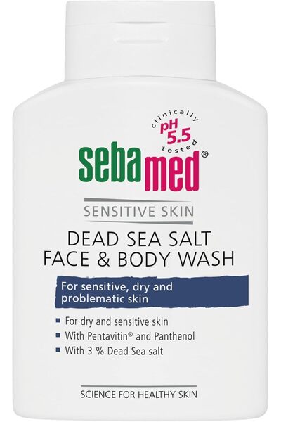 Sebamed غسول الوجه والجسم بملح البحر الميت (200 مل)