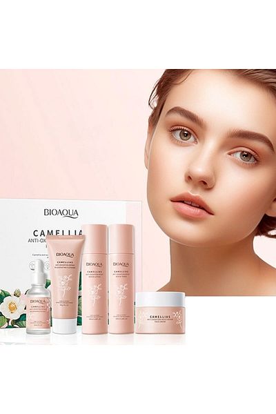 Bioaqua 5 In 1 Camellia Flower Moisturizing Skin Lotion Cream Peronscal Skincare Products