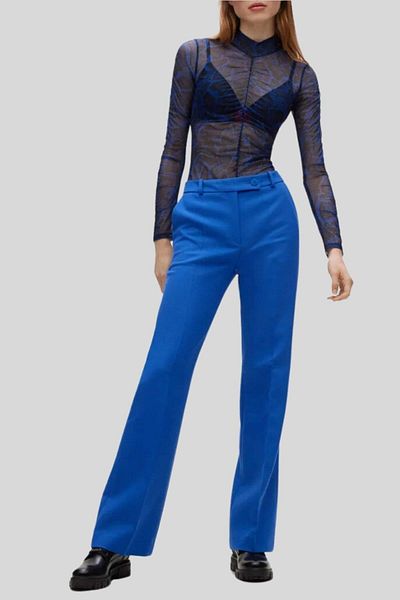 HUGO Women's Pants Blue