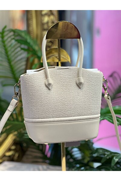 KRISTE BELL - HASIR GÖRÜNÜMLÜ BEJ ÇANTA