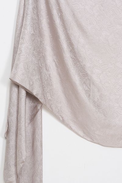 Mooncorn Moren Pattern Shine Line Shawl Mink-Stone Color