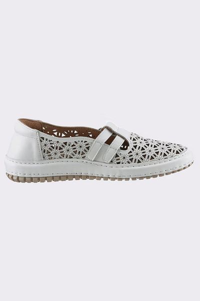 İNZE AYAKKABI Genuine Leather Ballerina Shoes Model Name: Eliva
