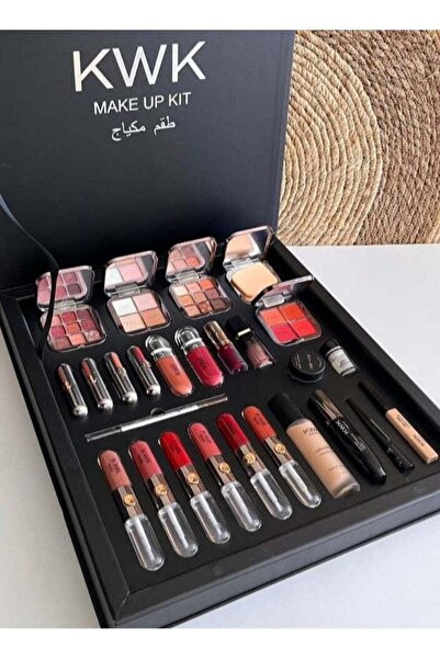 KWK صندوق مكياج - ٢٥ قطعة بألوان متعددة