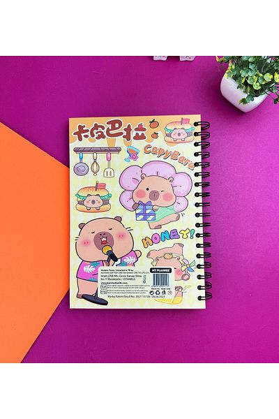 Gift Moda Agenda vorbitoare cu design dulce Capybara