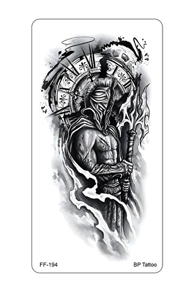 BP Tattoo Colosseum Tattoo Gladyatör Savaşçı Arenası Geçici Dövme