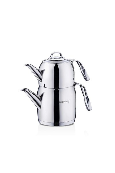 KORKMAZ A191 Steama Teapot Set
