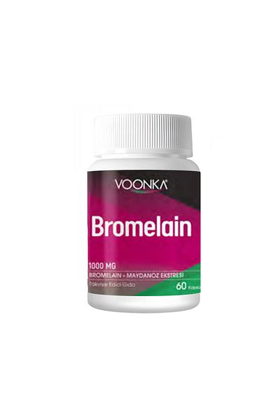 Voonka Bromelain 60 Capsules - New Packaging