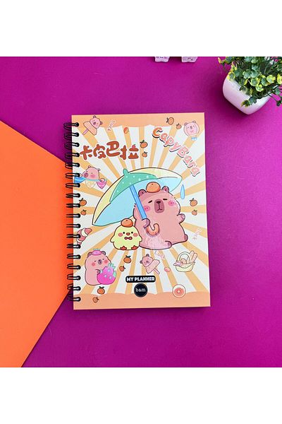 Gift Moda Agenda vorbitoare cu design Lucky Capybara