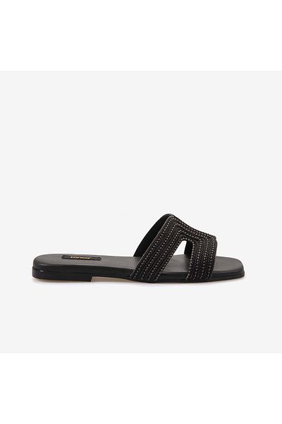 KEMAL TANCA Genuine Leather Women's Slippers 500