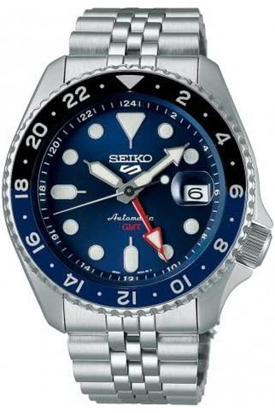 Seiko Ssk003k1 5 Sports Skx Series Men's Automatic Gmt Watch – Blue Dial, 42.5mm