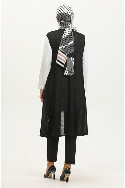 RESPİRO Basic Thin Light Long Women's Vest,Plus Size Vest,Maother's Vest