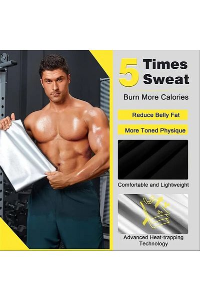 SAUNA SUIT Body Waist Tightener, Waist Trimmer, Abdominal Trainer, Sweating Exercise Body Sauna Thermal Belt