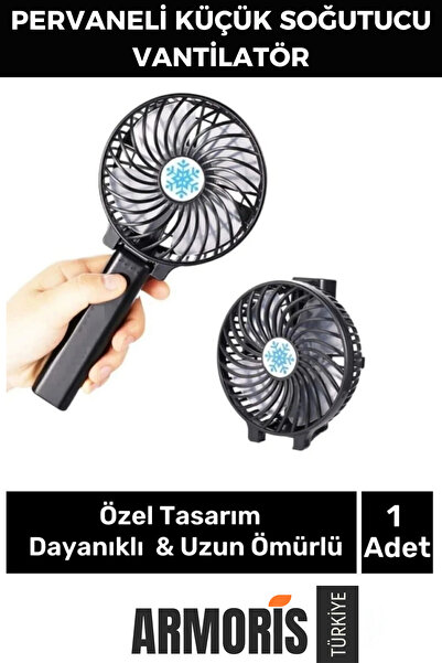 Armoris Yeni Cep Boyu Usb Şarjlı 3 Kademeli Sessiz Taşınabilir Mini Fan Perva...
