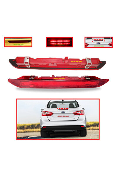 fkoto Focus Uyumlu 3 Arka Bagaj Üstü Orta Stop Lambası Sedan Bm5113a601ad