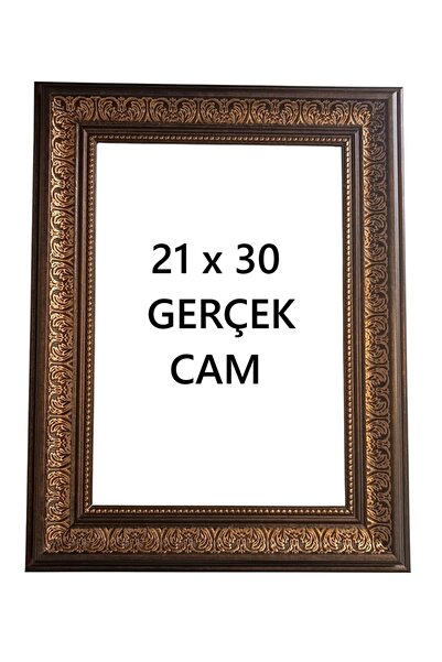 aylahobisanat A4 belge diploma sertifika çerçevesi 21x30 Gerçek Cam DEkoratif...