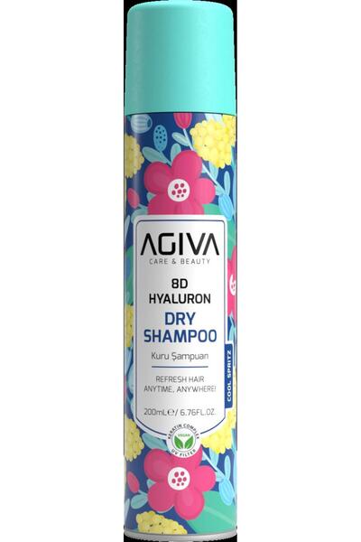 Agiva 8d Hyaluron Pro Care Niacinamid, Badem Yağı Içeren Kuru Şampuan 200 ml