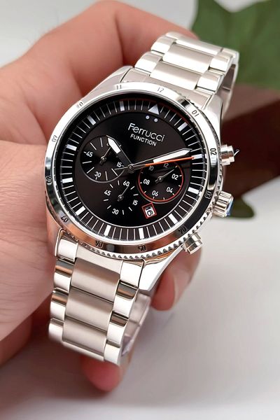 Ferrucci Function Men's Wristwatch – Fc 13907Tm |   Modern Interpretation of Elegance and Functionality Zmfer001