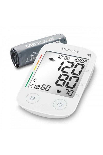 medisana Upper arm blood pressure monitor with voice output Medisana BU535 51178 6 languages ​​120 memories 2 users White